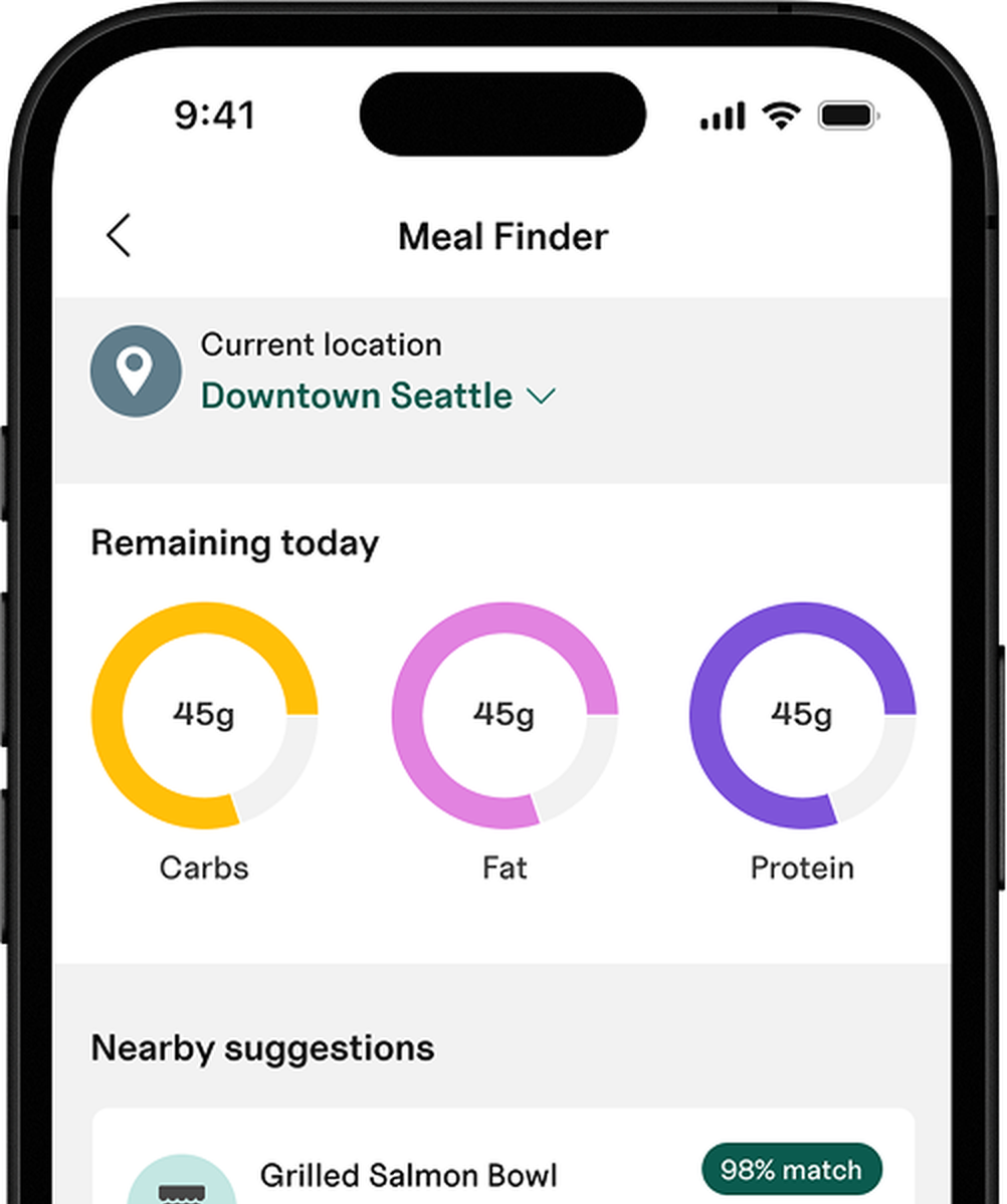 Nearby Meal Finder