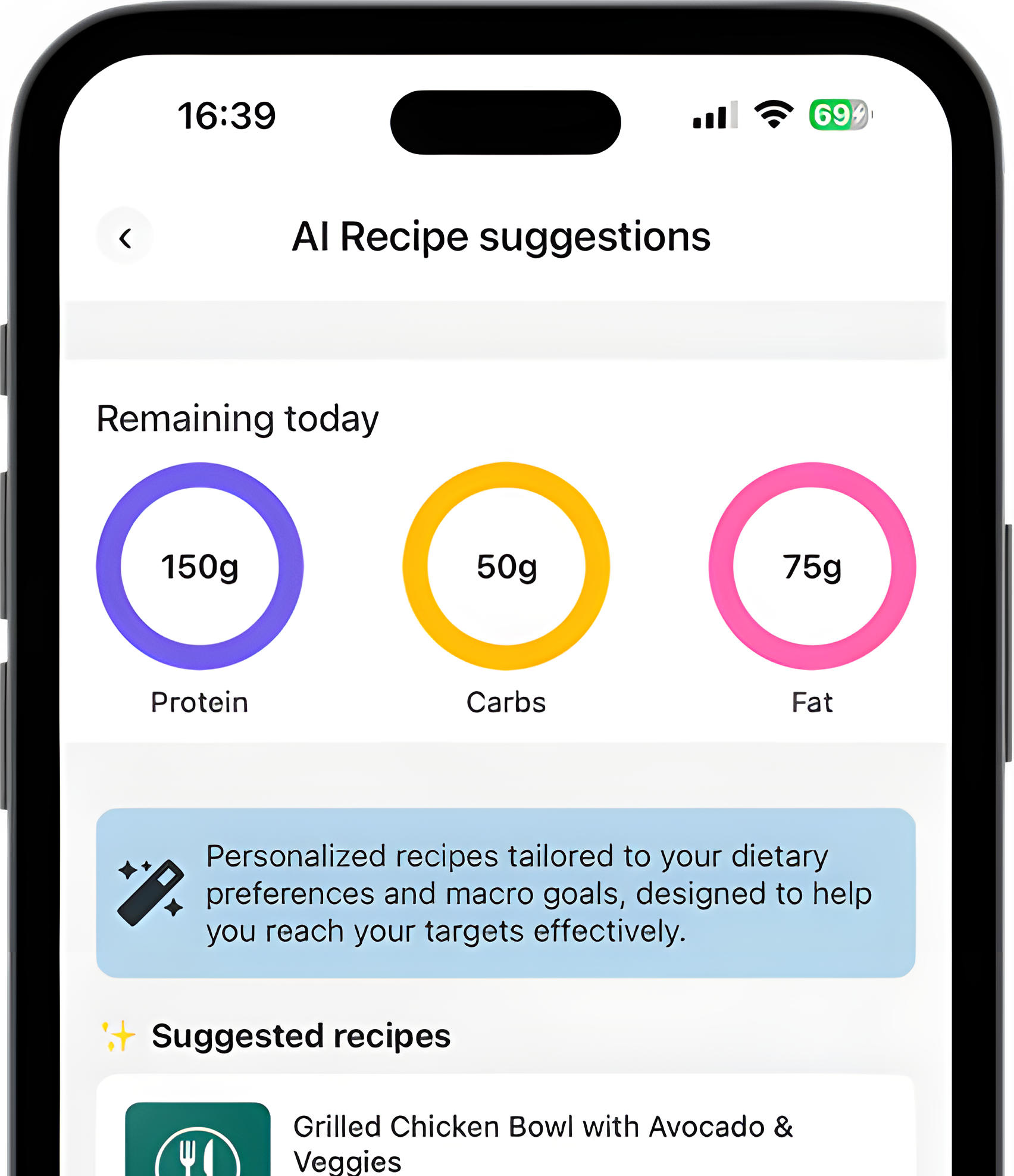 AI Recipe Suggestions